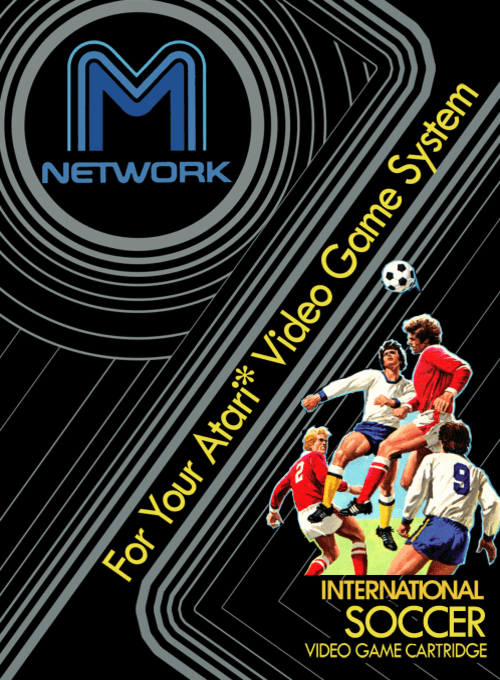 International Soccer box art for Atari 2600